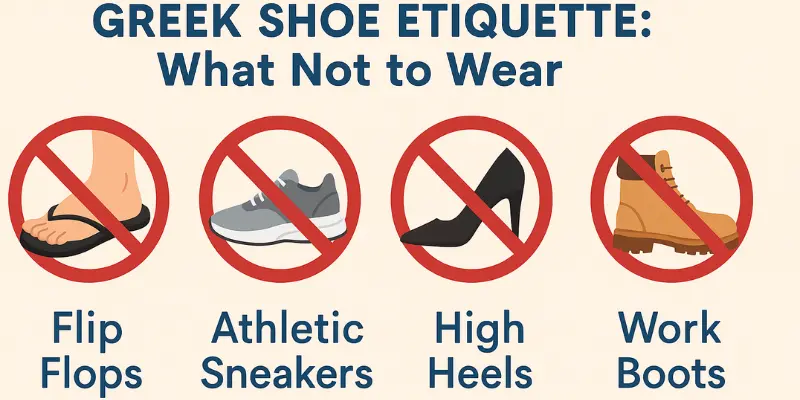 Greek-Shoe-Etiquette-What-Not-to-Wear