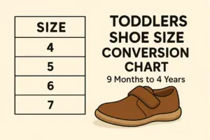 Toddlers’ Shoe Size Conversion Chart | US, UK, EU & More